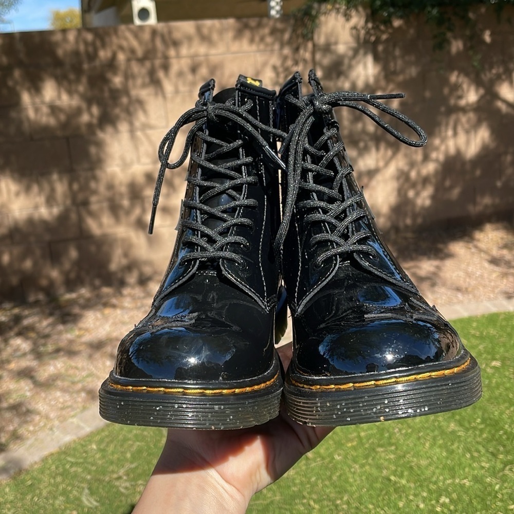 Dr. Martens Black Star Ankle Boots - Picture 9 of 15